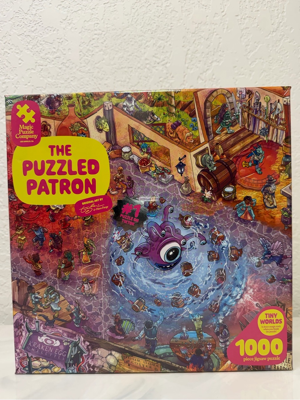 Sealed Magic Puzzle Company 1000 Piece Puzzle - ‘The Puzzled Patron’